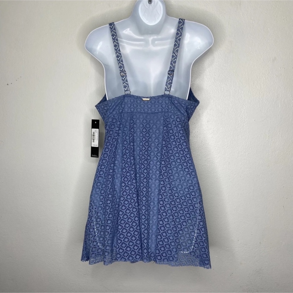 Nicole Miller Crochet Swimdress One Piece (M) NWT - Picture 6 of 12